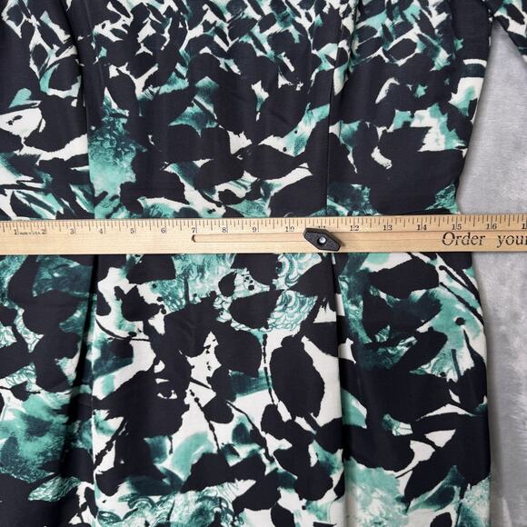 Brooks Brothers Dress Womens 6 Short Sleeve Fitted Printed Sheath Work Office - Picture 11 of 15